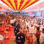 स्वर्गीय पैलवान केशवराव ढोरे प्रतिष्ठानच्या वतीने आयोजित १३ वा सामुदायिक विवाह सोहळा उत्साहात; ७ जोडपी विवाहबद्ध