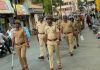 बकरी ईद पार्श्वभूमीवर वडगाव शहरात पोलिसांचा भव्य रूट मार्च