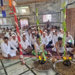 वडगावच्या श्री पोटोबा महाराज व आई जोगेश्वरी मंदिरात घटस्थापना संपन्न! शंभर वर्षांहून अधिक काळाची परंपरा आजही कायम; पंचक्रोशीतील ग्रामस्थांची धान्य घेण्यासाठी मंदिरात उपस्थिती